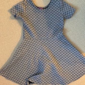 Grey Quilted Dress